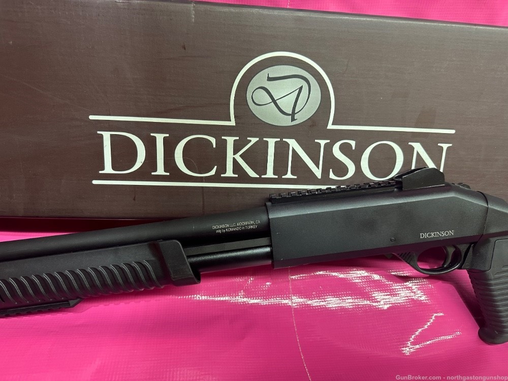 Dickinson Tac-4 12 gauge tactical home defense pump shotgun-img-6