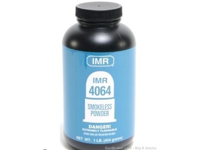 Imr 4064 powder 1 lb. Smokeless powder 1pound