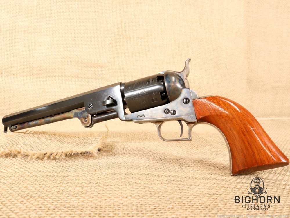 Colt, Model 1851 Navy, Black Powder .36 Cal. Percussion Revolver with Box-img-4