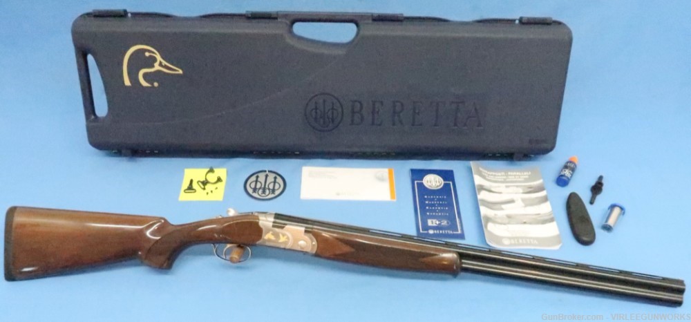Beretta 686 White Onyx DU 12 Gauge Deluxe Field OU Shotgun Cased 2005-img-0