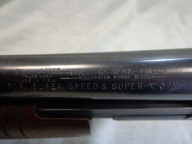 Winchester Model 12 Super Speed, 12Ga, Very Good - .01 Start-img-12