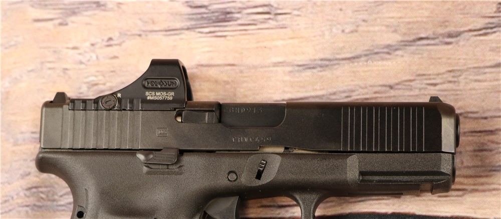 Glock 19 Gen 5 9mm 4" Barrel Box 3 Mags 15 Rnd Holosun SCS MOS-GR #MS057759-img-6