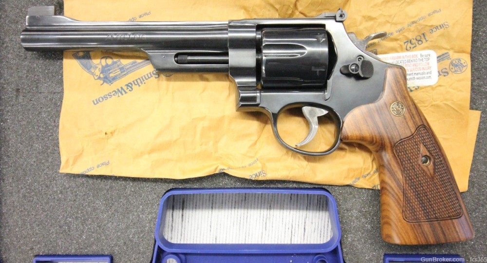 Smith & Wesson S&W 25 25-15 45 Colt LC 6.5" w Factory Case-img-0