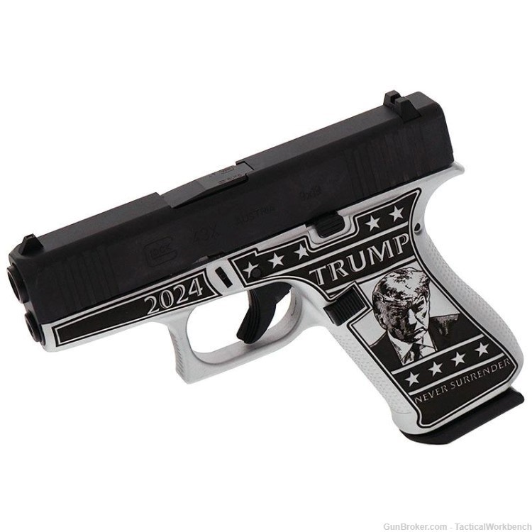 Glock 43x "Trump Mug Shot Edition" 9mm, 10rd-img-3