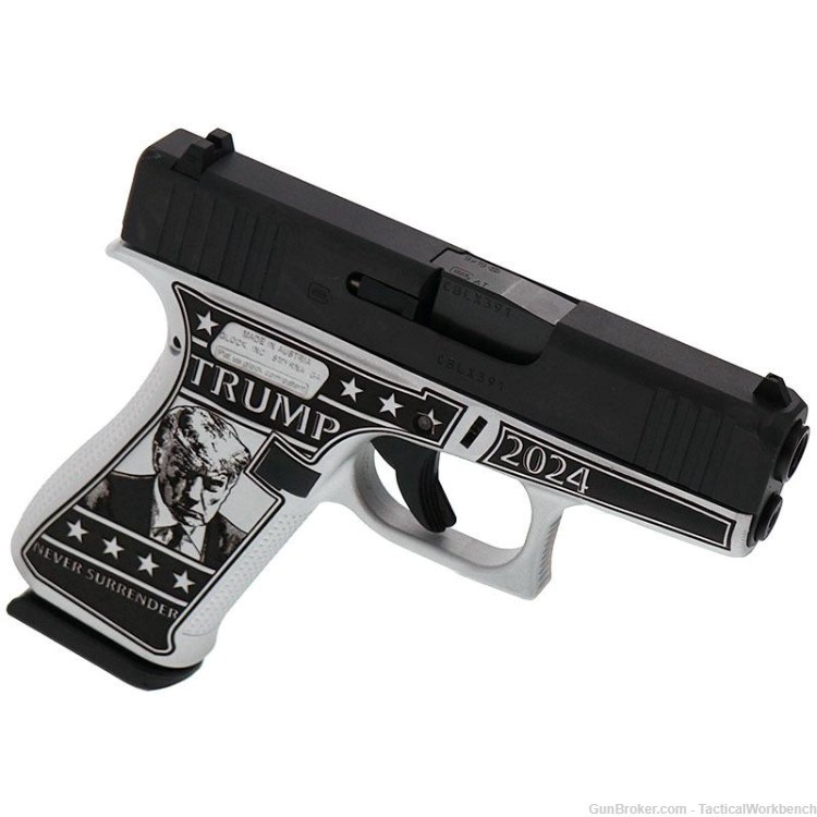 Glock 43x "Trump Mug Shot Edition" 9mm, 10rd-img-2