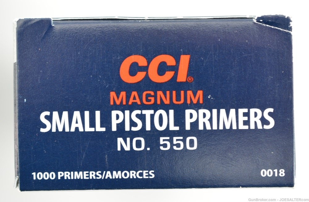CCI Small Pistol Primers No. 500/550 3000pc.-img-1