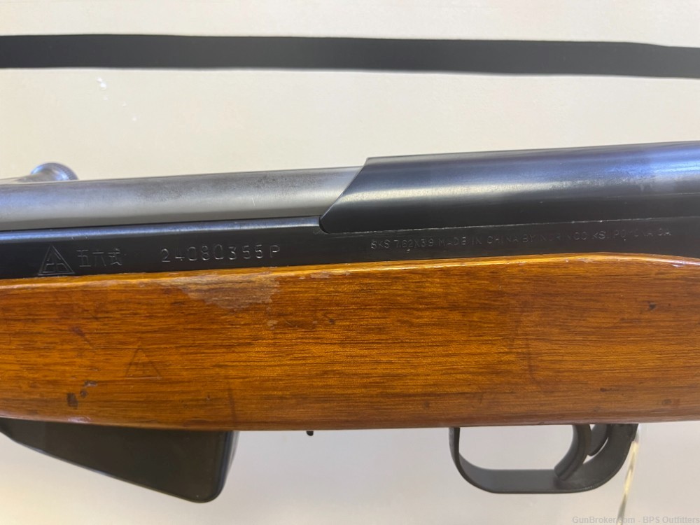 Norinco SKS 7.62x39 Rifle 20" w/ Stamped Trigger Guard and Screw in Barrel-img-6