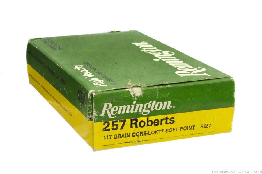 20rd Remington 257 Roberts Ammo, 117gr Core-Lokt Ammunition #R257-img-0