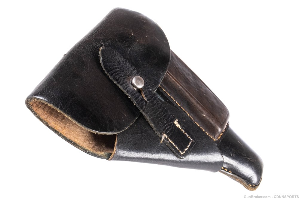 Early  Postwar Leather Holster for Mauser HSc or Sauer 38H - VERY NICE-img-3
