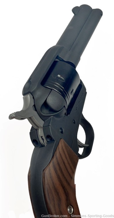 Ruger Wrangler (2030) 3.75" 22LR 6Rd Black Revolver - Birdshead Hardwood-img-2