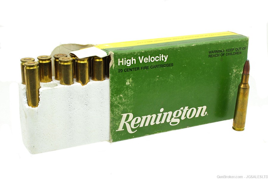 20rd Remington 6mm Rem Ammo, 80gr Pointed SP Ammunition #R6MM1-img-1