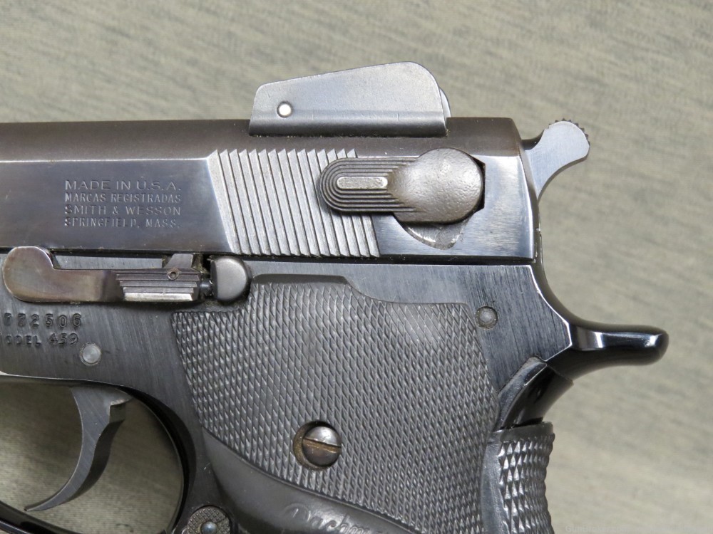 S&W 459 9mm Pistol 3" early '80s-img-3