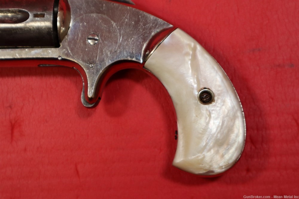 J.M. Marlin No.32 Standard 1875 Pocket Revolver 32 Long Rimfire PENNY START-img-4