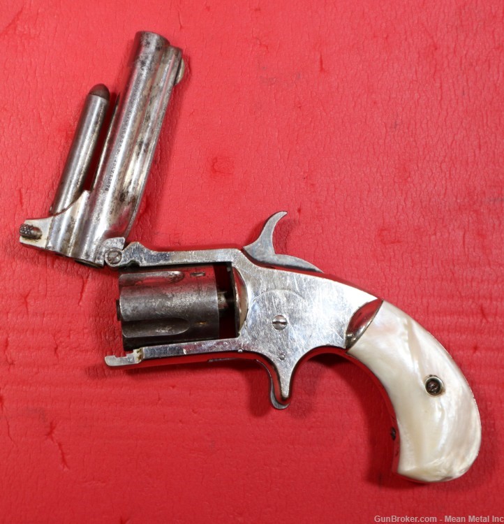 J.M. Marlin No.32 Standard 1875 Pocket Revolver 32 Long Rimfire PENNY START-img-18