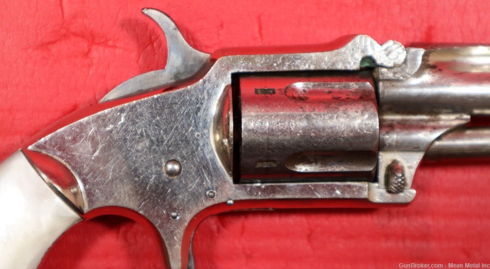 J.M. Marlin No.32 Standard 1875 Pocket Revolver 32 Long Rimfire PENNY START-img-7