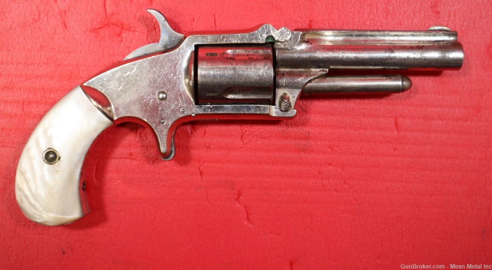 J.M. Marlin No.32 Standard 1875 Pocket Revolver 32 Long Rimfire PENNY START-img-5