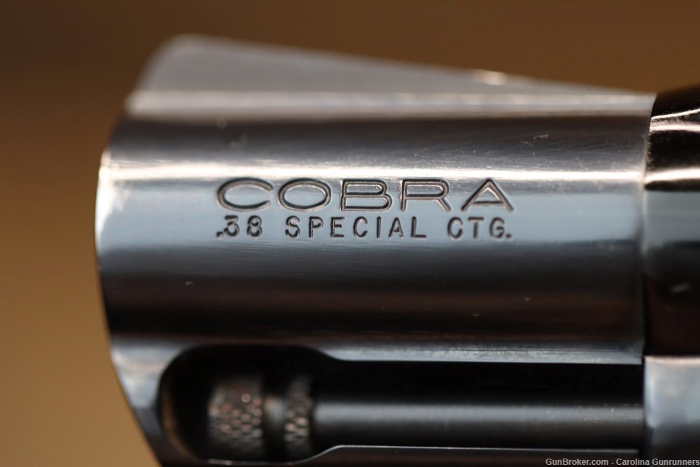 1973 Colt Cobra Alloy Frame 2" Revolver .38SPC Blued Snake -img-10
