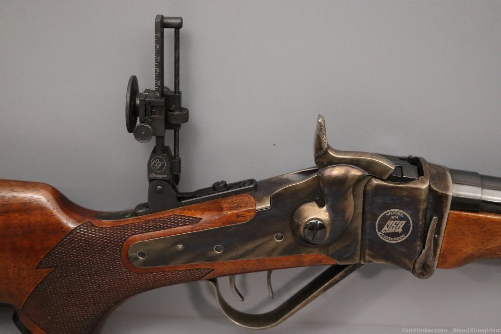 USA SHOOTING TEAM Model 1874 Creedmoor Sharps Rifle .45-70 34"-img-3