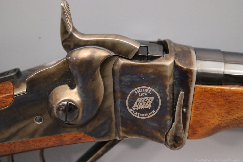 USA SHOOTING TEAM Model 1874 Creedmoor Sharps Rifle .45-70 34"-img-7