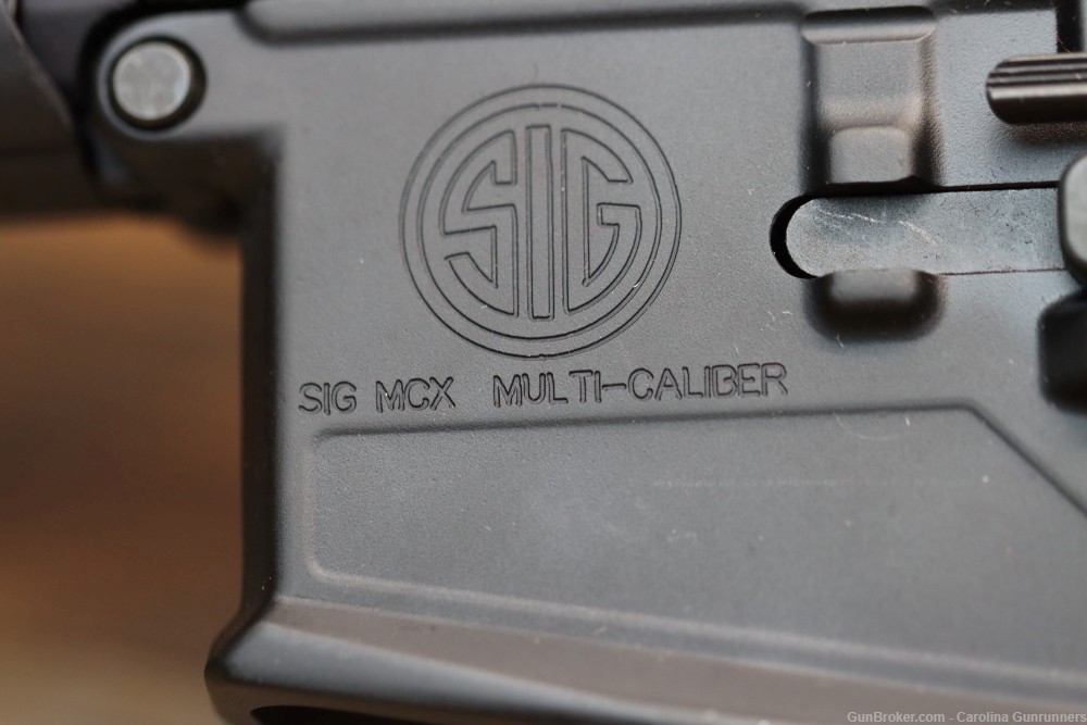 Sig Sauer MCX 5.56 Semi Auto Rifle 16" AIMPOINT Geissele Trigger Sig -img-9