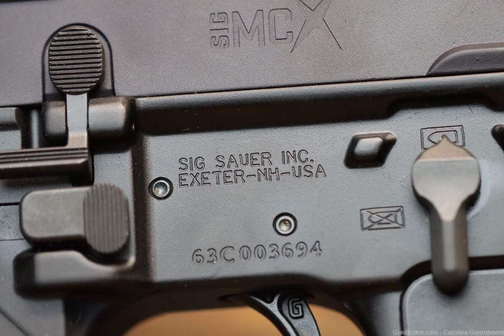 Sig Sauer MCX 5.56 Semi Auto Rifle 16" AIMPOINT Geissele Trigger Sig -img-11