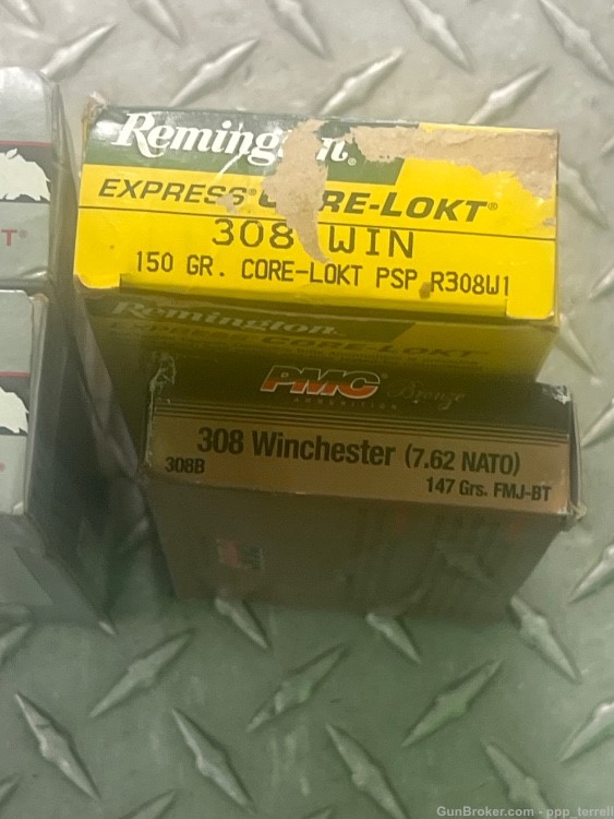 rifle ammunition 308 WIN lot of 120 rounds misc brands-img-3