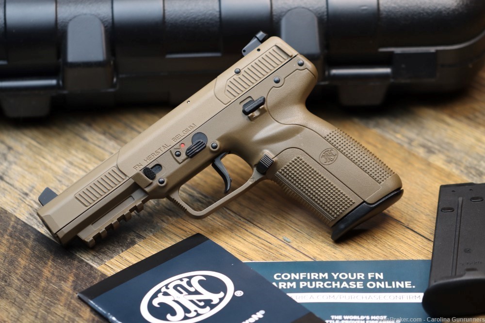 FN Fabrique Nationale Herstal Five-seveN 5.7x28mm Semi Auto Pistol FNH FDE-img-17