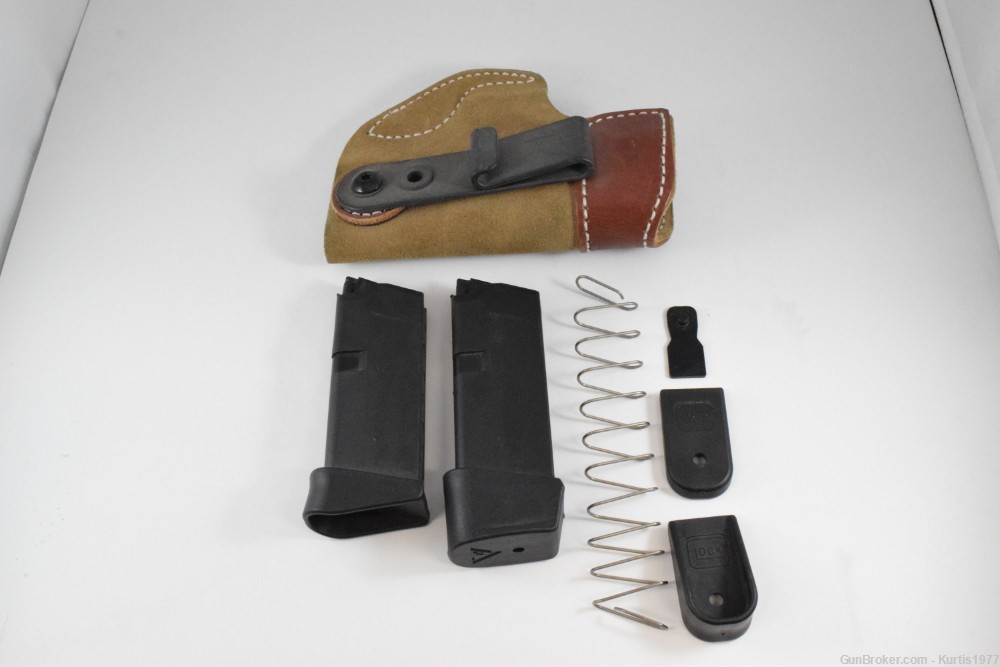 Glock 43 Mags and Accessories 2 complete IWB DeSantis Holster-img-5