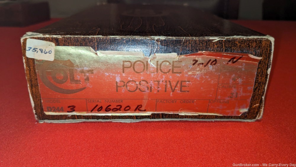 1977 Colt Police Postive W/Box & Lettered in Great Shape-img-28