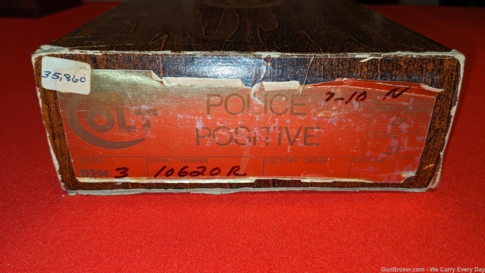 1977 Colt Police Postive W/Box & Lettered in Great Shape-img-36