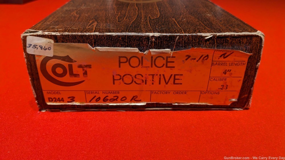 1977 Colt Police Postive W/Box & Lettered in Great Shape-img-38