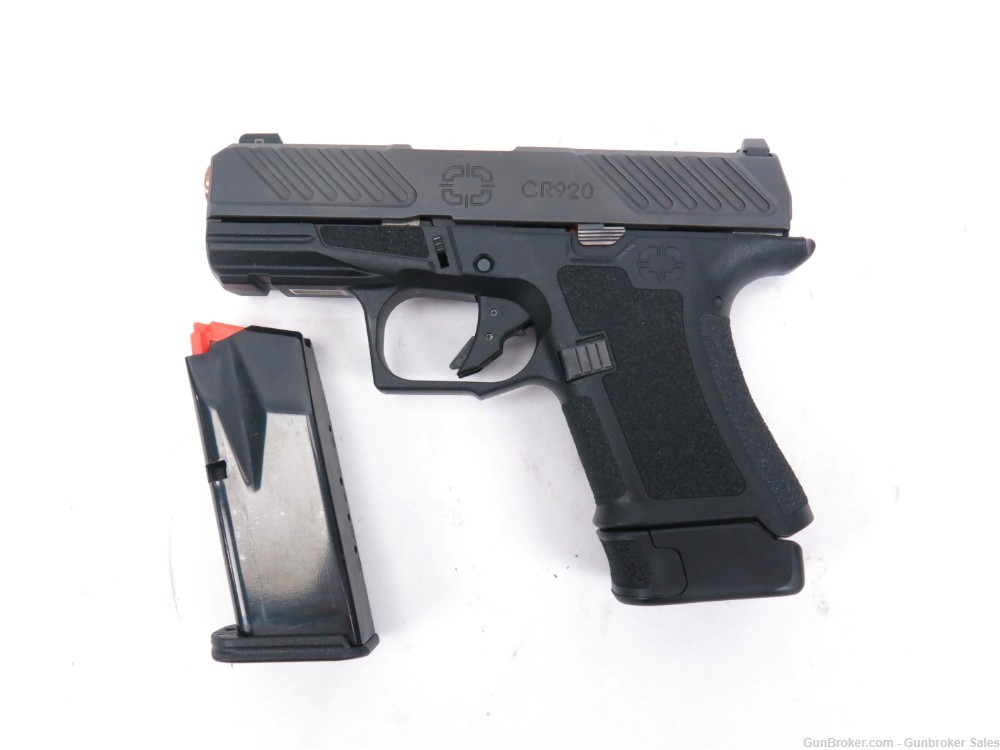 Shadow Systems CR920 9mm 3.5" Semi-Automatic Pistol w/ 2 Magazines & Case-img-0
