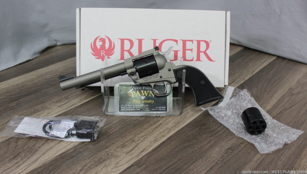 NIB RUGER SUPER WRANGLER REVOLVING PISTOL, 22LR/22WMR, 5.5" BRL, 6 RND-img-0