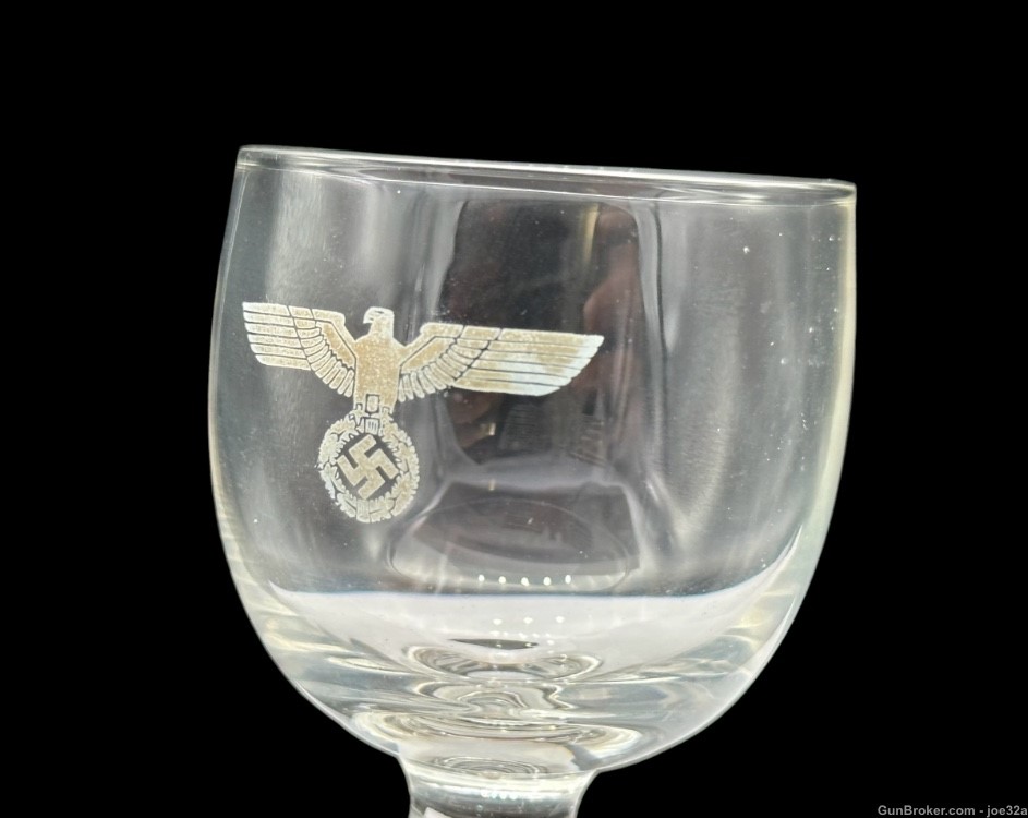 WW2 German NSDAP Political Eagle Shot Glass sa WWII cognac whiskey cup -img-7