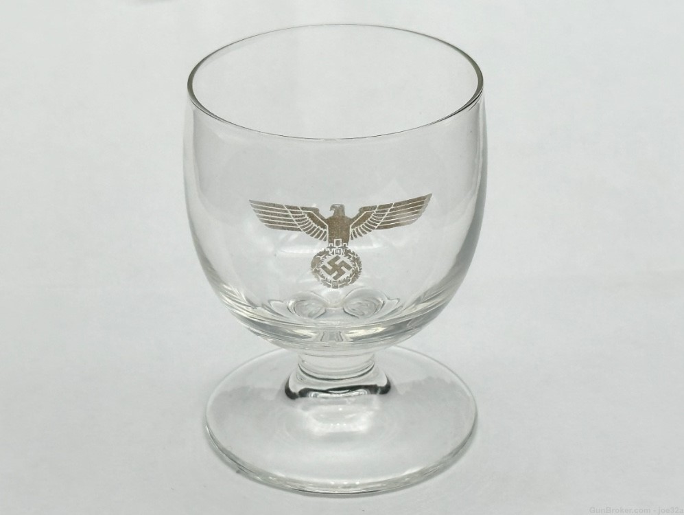 WW2 German NSDAP Political Eagle Shot Glass sa WWII cognac whiskey cup -img-3