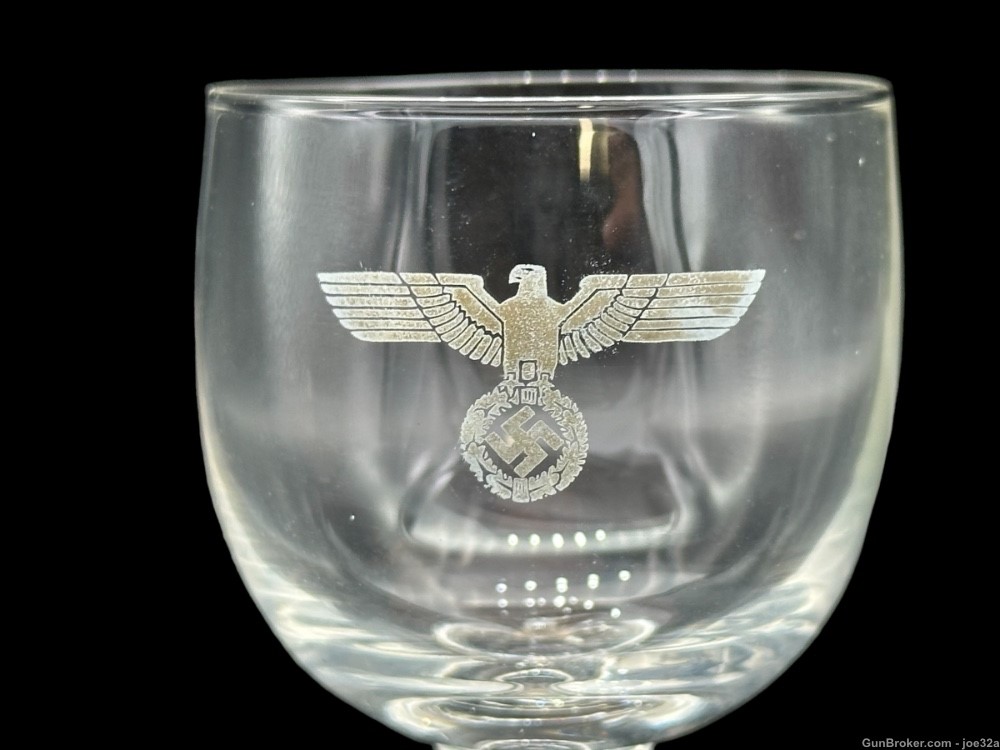 WW2 German NSDAP Political Eagle Shot Glass sa WWII cognac whiskey cup -img-4