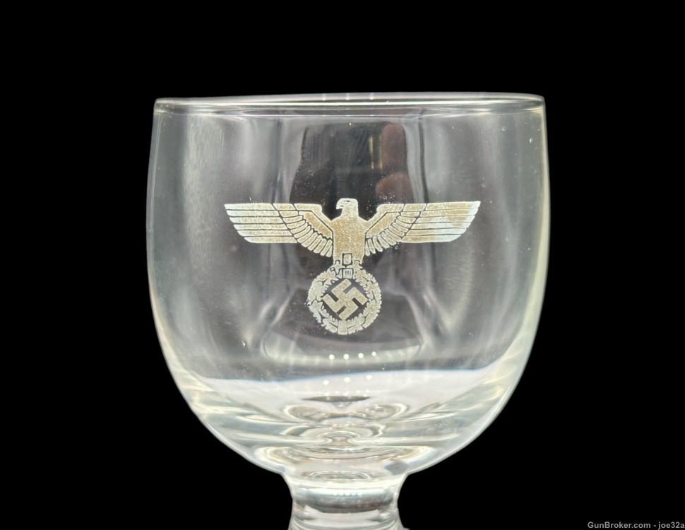 WW2 German NSDAP Political Eagle Shot Glass sa WWII cognac whiskey cup -img-5