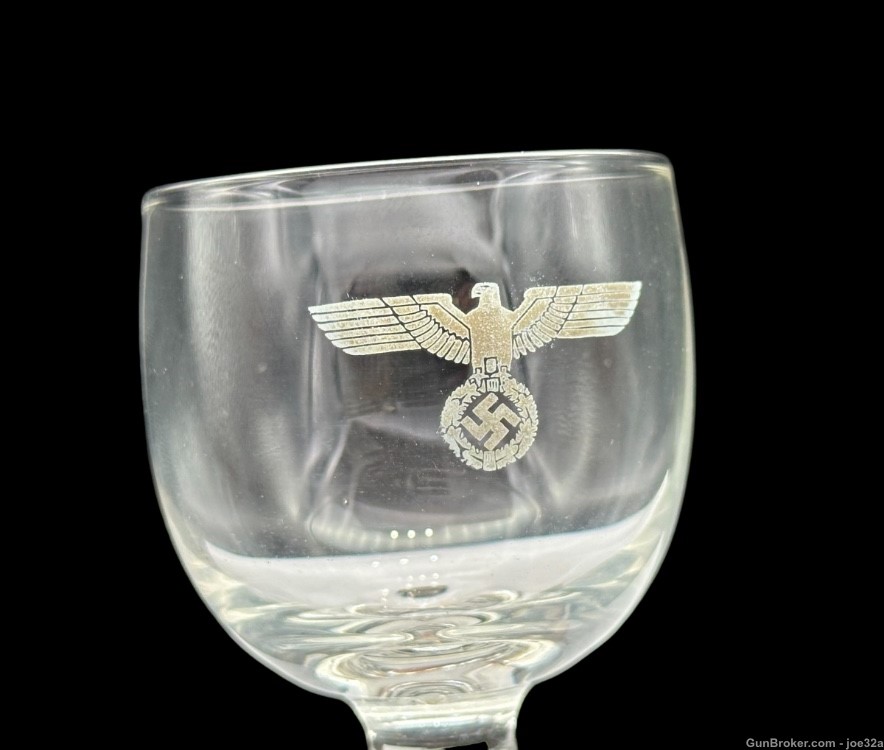 WW2 German NSDAP Political Eagle Shot Glass sa WWII cognac whiskey cup -img-6
