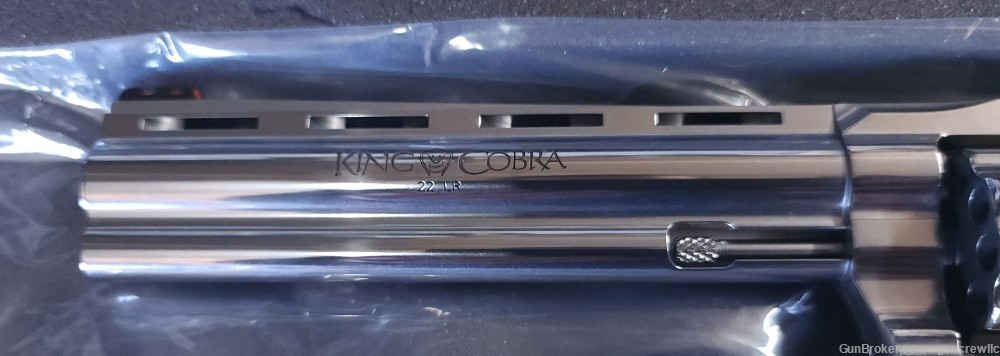 Colt KCOBRA22-SP6RFO King Cobra 22LR SS Stainless 22 LR 10rd 6" Layaway-img-4