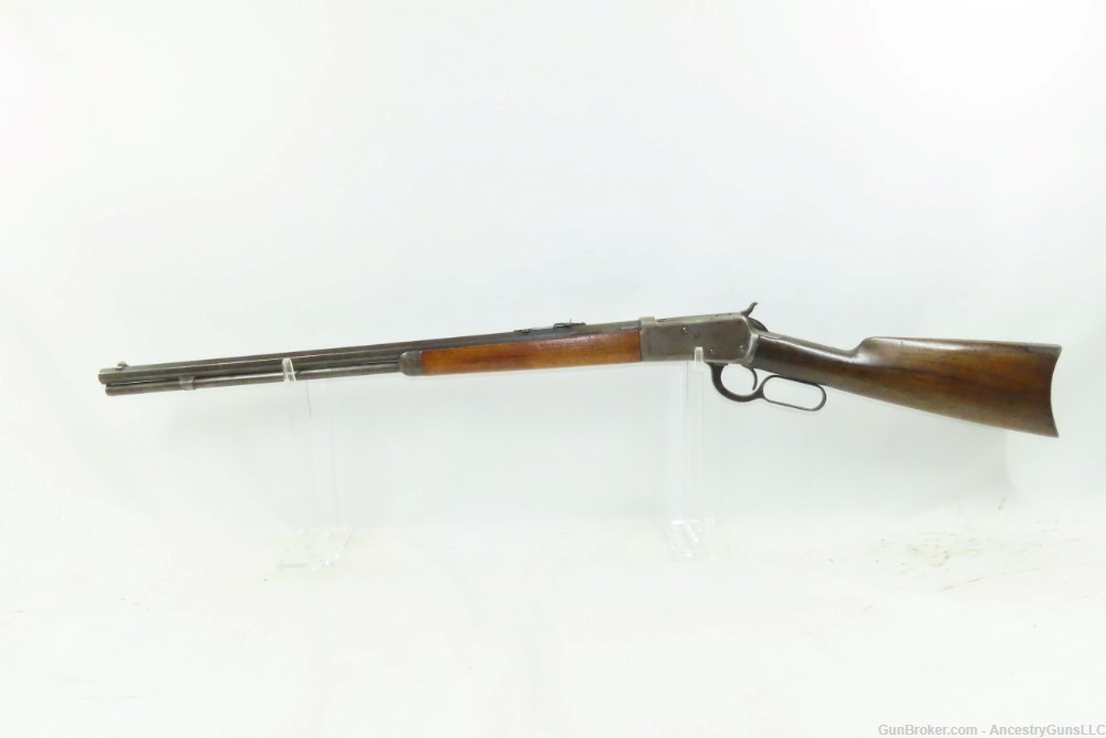 1893 mfg. Antique WINCHESTER M1892 Lever Action .32 WCF REPEATING RIFLE    -img-1