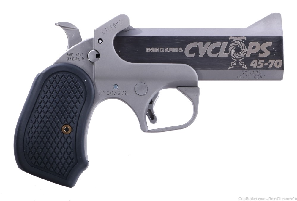 Bond Arms Cyclops .45-70 Govt Break Open Derringer 4.25" Used Like New(JFM)-img-3