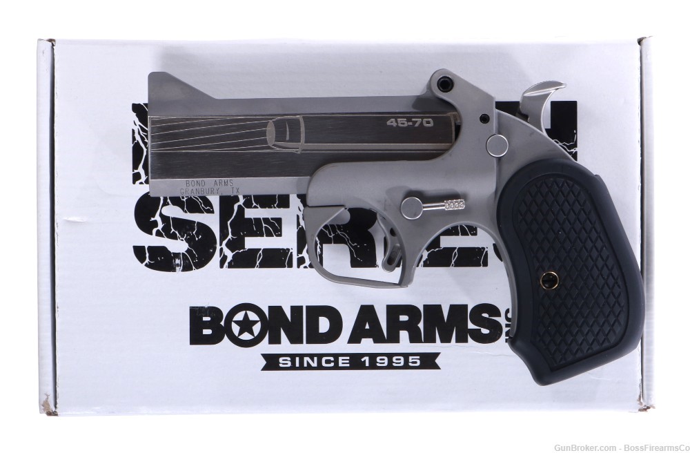 Bond Arms Cyclops .45-70 Govt Break Open Derringer 4.25" Used Like New(JFM)-img-0