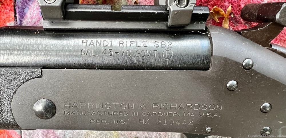 NEF H&R Synthetic Handi Rifle Harrington and Richardson 45-70, like new ! -img-6