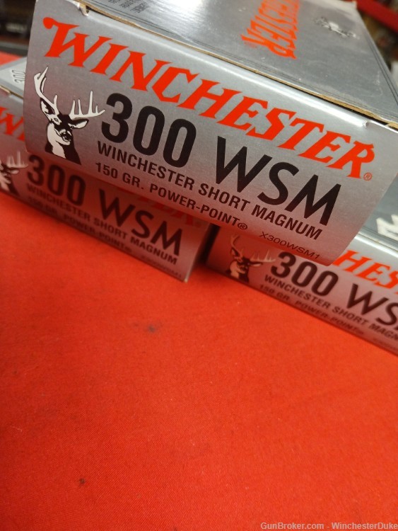 Winchester - 300 WSM -  60 ROUNDS AMMO - NIB. -img-1