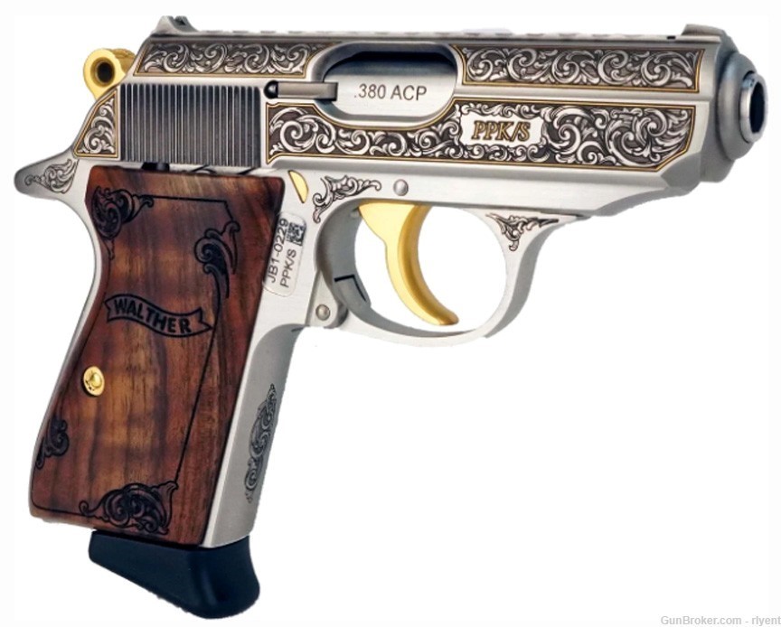 Walther PPK/S Exquisite, .380ACP, Engraved, Limited Edition - NEW!-img-0