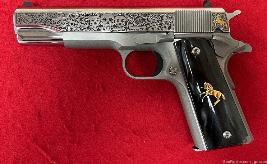 Colt Government Model .38Super "Day of the Dead" 1 of 500 *No Reserve*-img-3