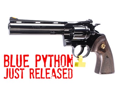 Colt Python BLUE FINISH 6" .357 Magnum JUST RELEASED Own THE LEGEND