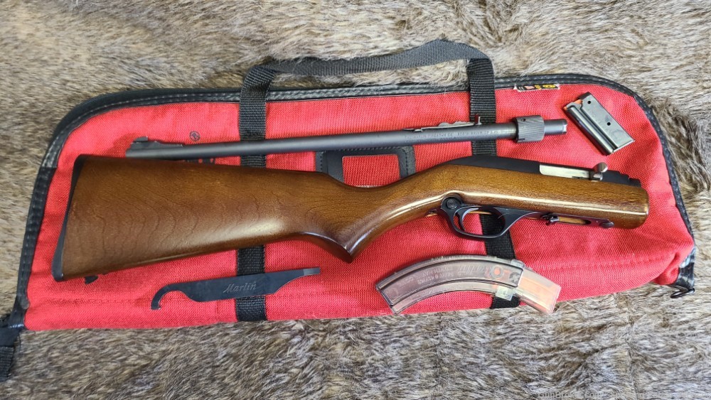 Marlin Model 70P - "Papoose" Backpack Rifle - 22LR - 16.5" 2 Mags - 1989-img-4