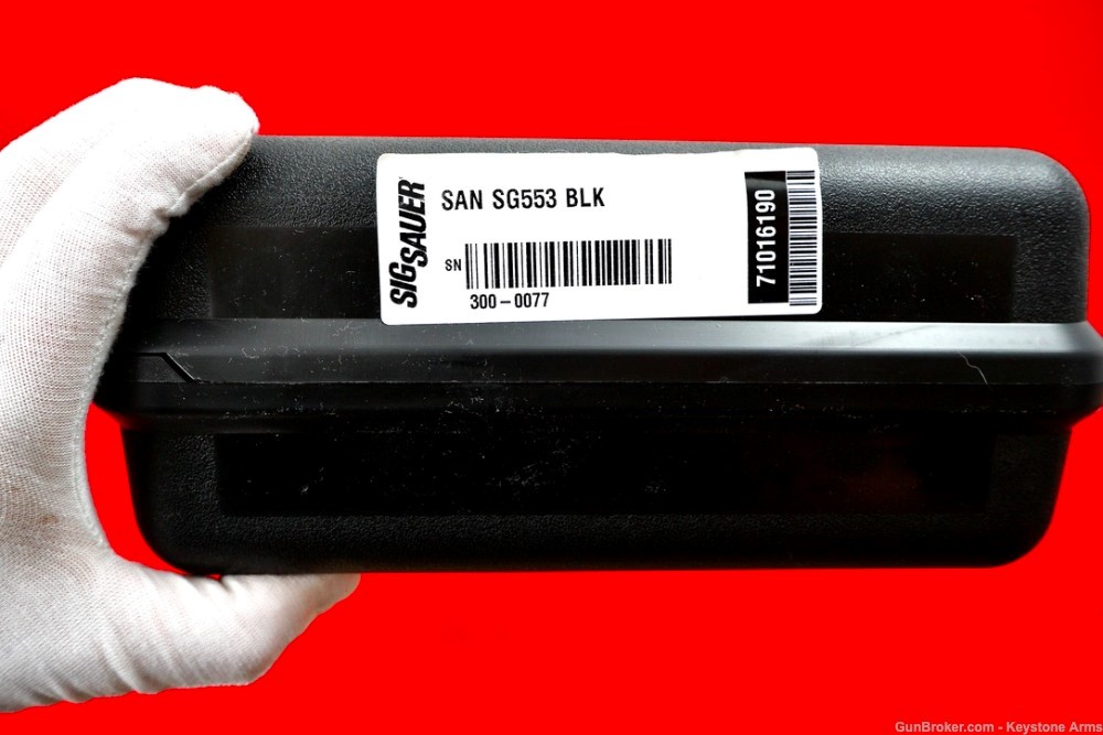 Rare San Swiss Sig SG553P .300 Pistol #77 Original Case & Extras NEW-img-2