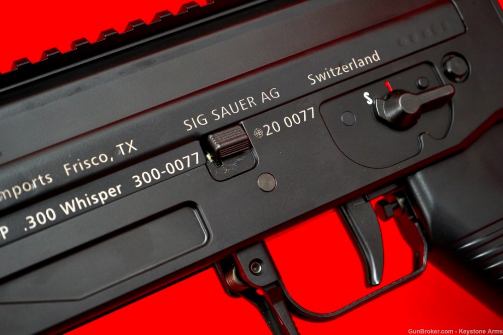Rare San Swiss Sig SG553P .300 Pistol #77 Original Case & Extras NEW-img-12